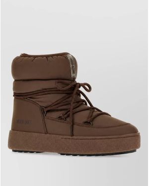 Moon Boot Textile High-Top Trainers - Brown