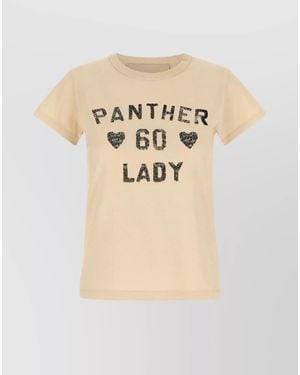 Valentino Garavani Cotton Printed Regular-Fit T-Shirt - Natural