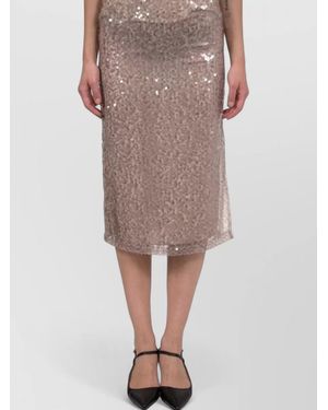Peserico Silk Pencil Skirt - Multicolour