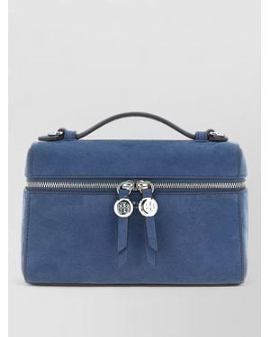 Tory Burch Romy Leather Cross-Body Bag - Blue
