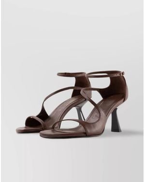 Souliers Martinez Leather Strappy Sandals - Multicolour