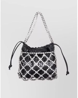 Off-White c/o Virgil Abloh Dinner Shoulder Bag Chain Strap - White