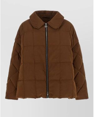 Ienki Ienki Quilted Arco Parka Coat - Brown