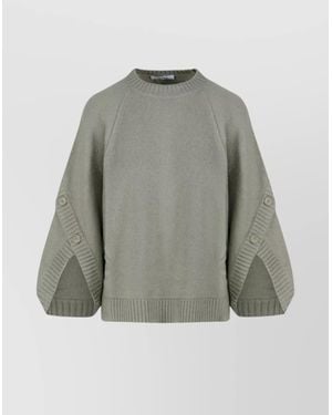 Max Mara Oversized Wool And Cashmere Sweater - Gray