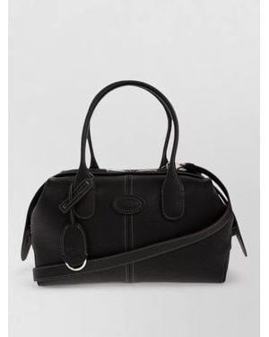 Tod's Di Bag Small Leather Shoulder Top Handle - Black