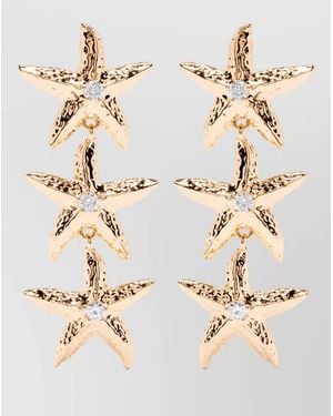 Self-Portrait Sea Star Earrings - Natural