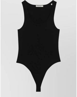 Entire studios Viscose Bodysuit - Black