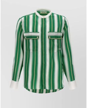 Wales Bonner Silk Shirt - Green