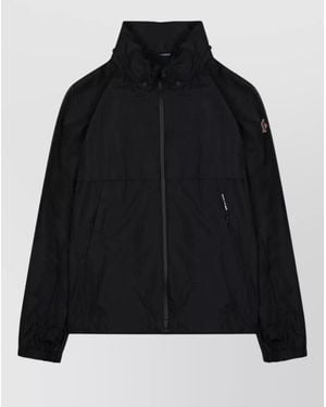 Moncler Negara High Collar Relaxed Fit Jacket - Black