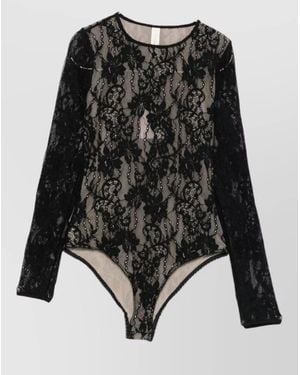 Zimmermann Lace Bodysuit - Black