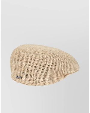 Borsalino Miami Lightweight Woven Straw Hat - Natural