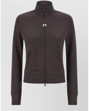 Courreges Polyester Sweatshirt - Black
