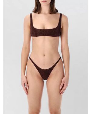Oséree Lumiere Sporty Scoop Neckline Swimsuit - Natural
