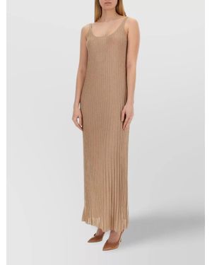 Max Mara Maxi Dress - Natural