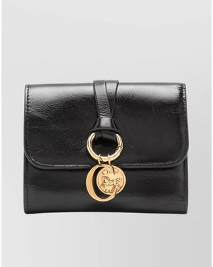 Chloé Leather Coin Purse - Black