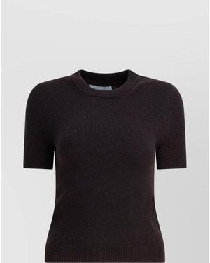 Sa Su Phi Cashmere Knitted Top - Black