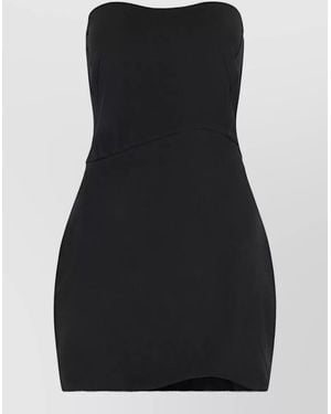 Anna October Strapless Fitted Dress Tube Silhouette - Black