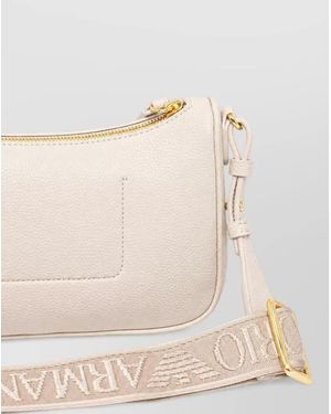 Emporio Armani Mini Shoulder Bag - Natural