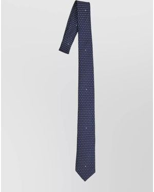 Fendi Slim Tie Polka Dot Pattern Design - Blue