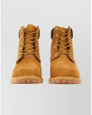 Timberland Leather Waterproof Lace-Up Ankle Boots - Metallic