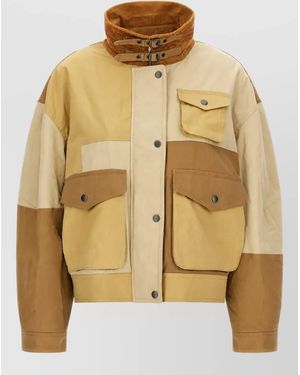 Isabel Marant Patchwork Oversized Jacket - Natural