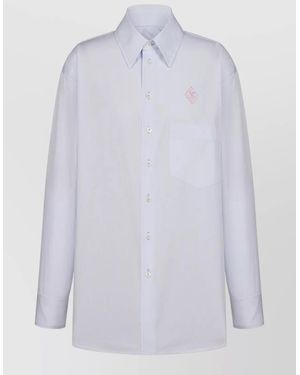 The Seafarer Cotton Long-Sleeve Shirt - White