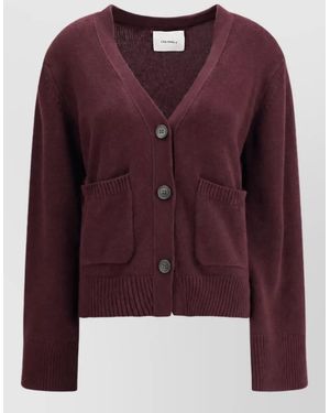 Lisa Yang Cashmere Cardigan - Purple