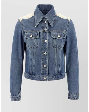 【レディース】イタリア製　GIVENCHY PARIS デニムジャケット　濃紺 デニムシャツレディース デニムジャケット[品番：AGCW0005299