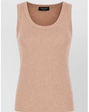 Fabiana Filippi Stretch Cotton Bodysuit - Natural