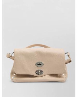 Zanellato Daily S Shoulder Bag Hammered Leather - Natural