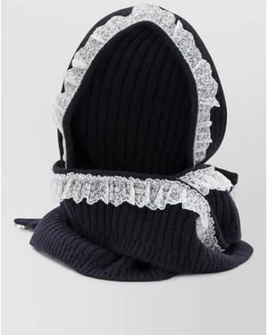 Ganni Wool Balaclava - Black
