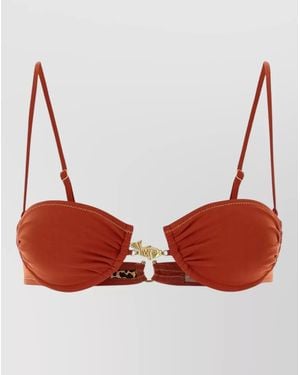Reina Olga Stretch Nylon Hammond 2.0 Bikini Top - Red