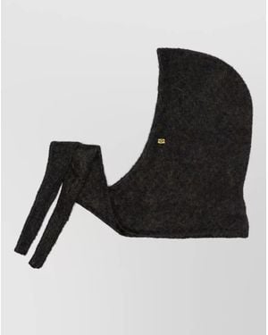 Ganni Mohair Balaclava - Black