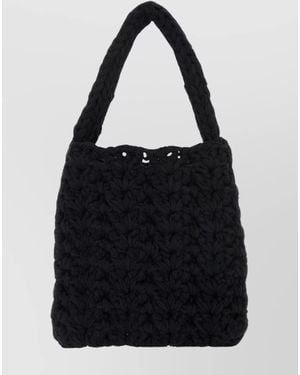 Marco Rambaldi Knitted Tote Bag - Black