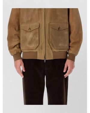 Baracuta Waxed Cotton Single Breasted Jacket - Green