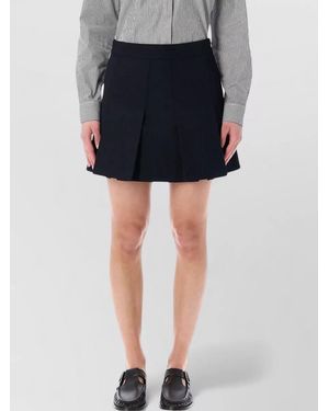 A.P.C. Pleated Mini Skirt - Black