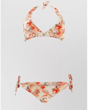 Etro Paisley Print Bikini - Gray
