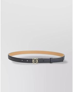 Loewe 2Cm Leather Belt Buckle - White