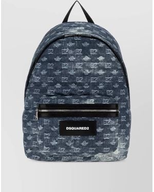 DSquared² Printed Backpack - Blue