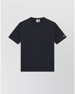 Champion Cotton Crew Neck T-Shirt - Blue