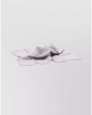 Brunello Cucinelli Silk Woven Pocket Square - Multicolour
