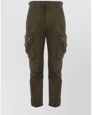 DIESEL Cargo Pants With Side And Back Pockets - Green