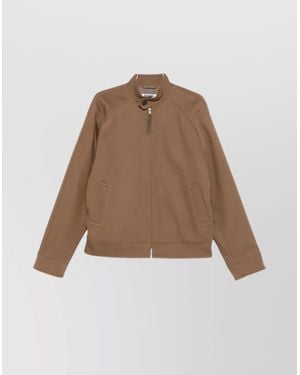 Moschino Tailored Blazer With Button And Pockets - Natural