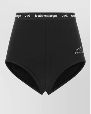 Balenciaga High-Waist Briefs - Black