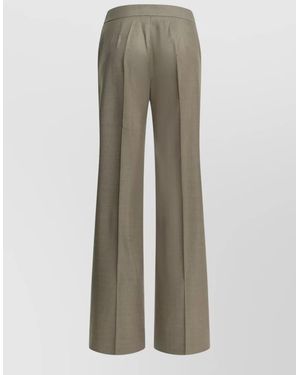 Sa Su Phi Wide Leg Pants Belt Loops Pleated Design - Multicolor