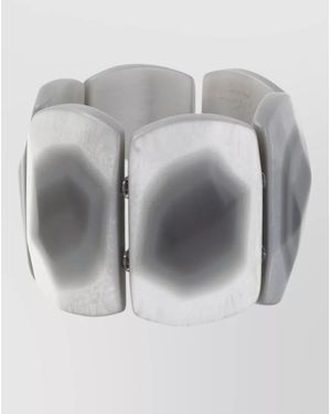 Giorgio Armani Resin Link Bracelet - Grey
