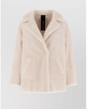 Blancha Shearling Jacket - Natural