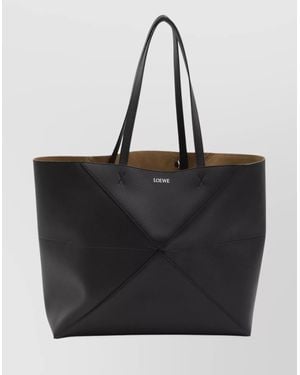 Loewe Calfskin Tote Bag - Black