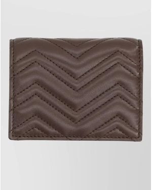 Gucci Leather Small Wallet - Brown