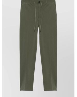 Circolo 1901 Cotton Straight-Leg Trousers - Green
